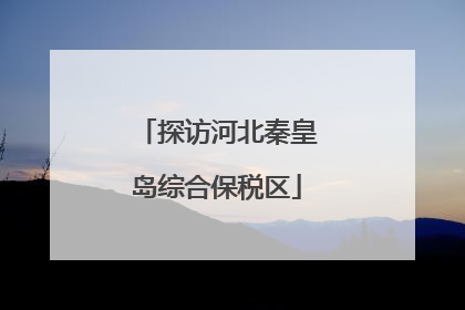 探访河北秦皇岛综合保税区